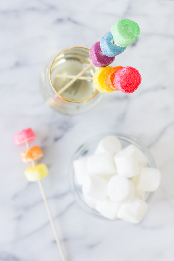 DIY Marshmallow Drink Stirrers