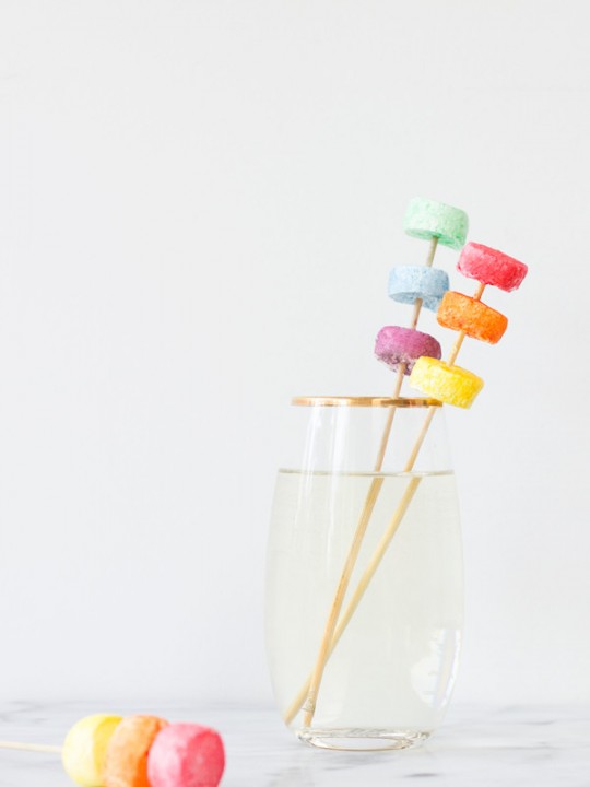 DIY Marshmallow Drink Stirrers