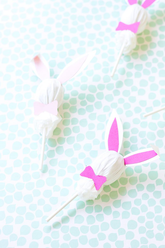 DIY Easter Bunny Lollipops