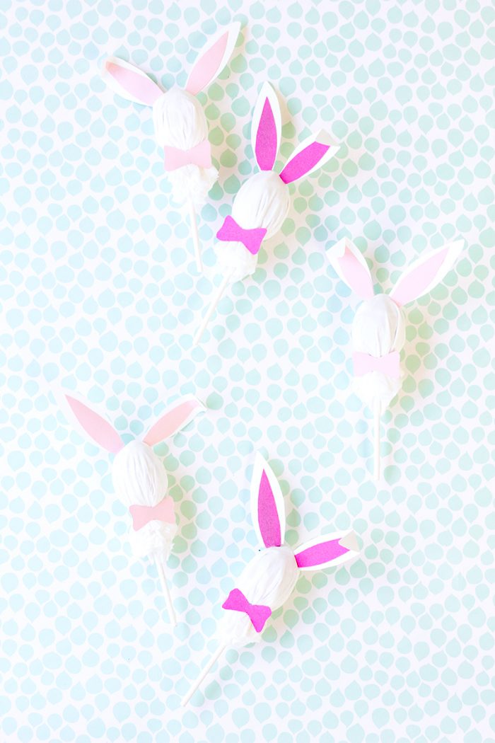 DIY Easter Bunny Lollipops