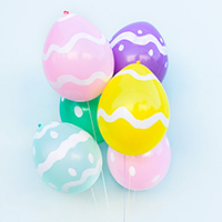 DIY Easter Egg Balloons