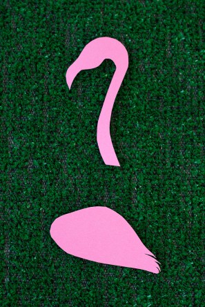 DIY Flamingo Easter Egg