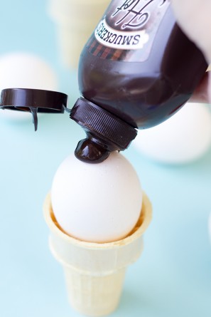 DIY Ice Cream Cone Easter Eggs