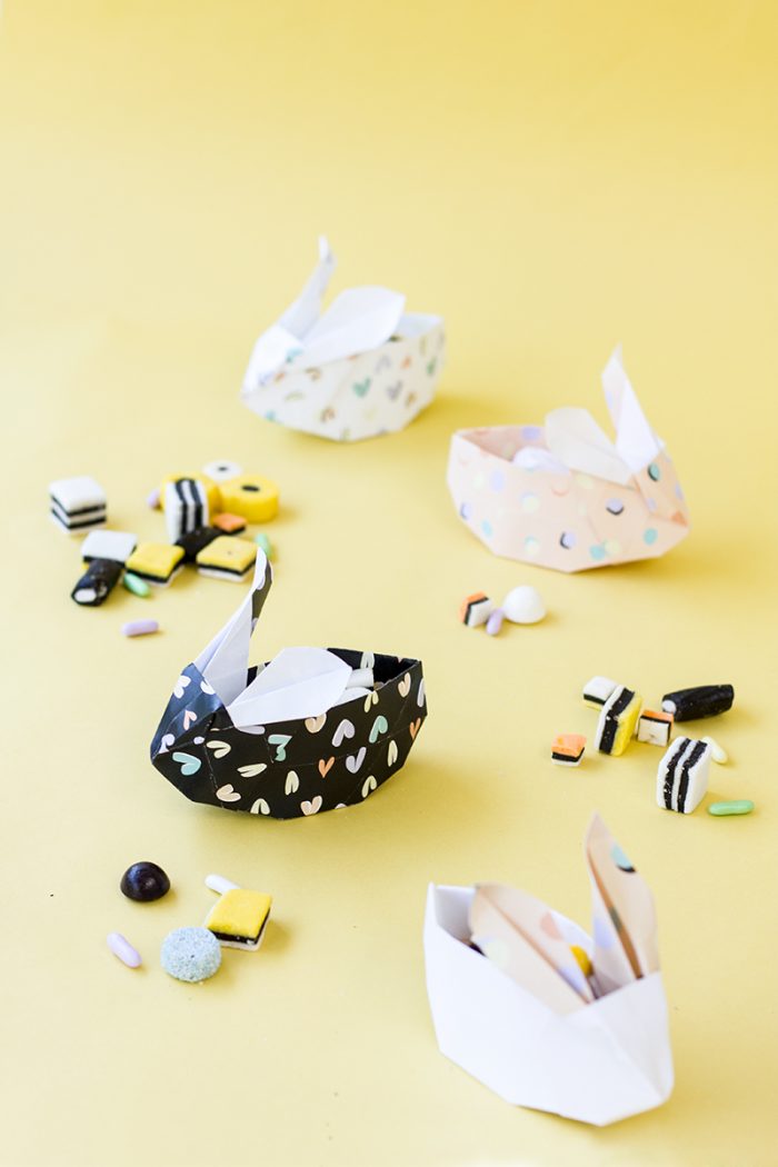 DIY Origami Easter Bunnies (Free Printable!)