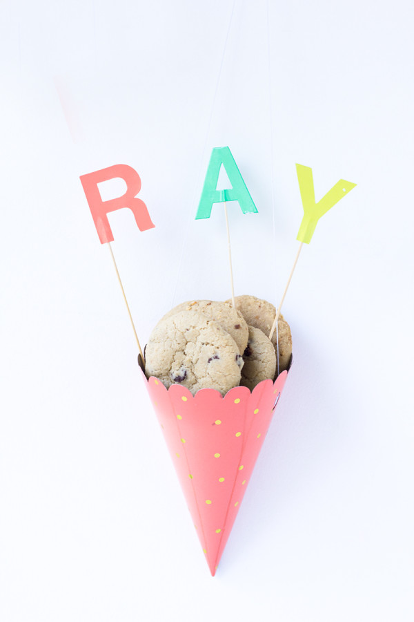 DIY Party Hat Treat Cones