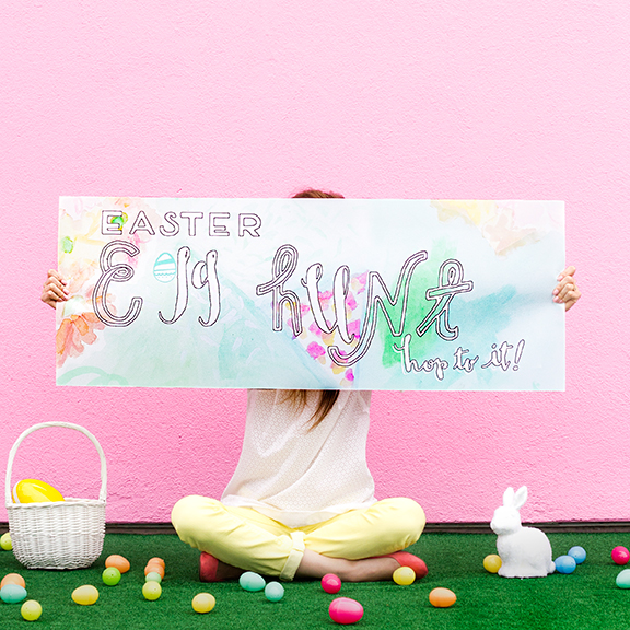 Egg Hunt Banner Printable