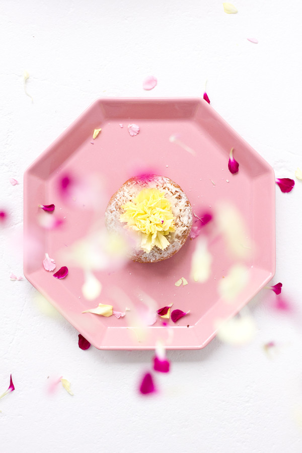 Edible Flower Donuts