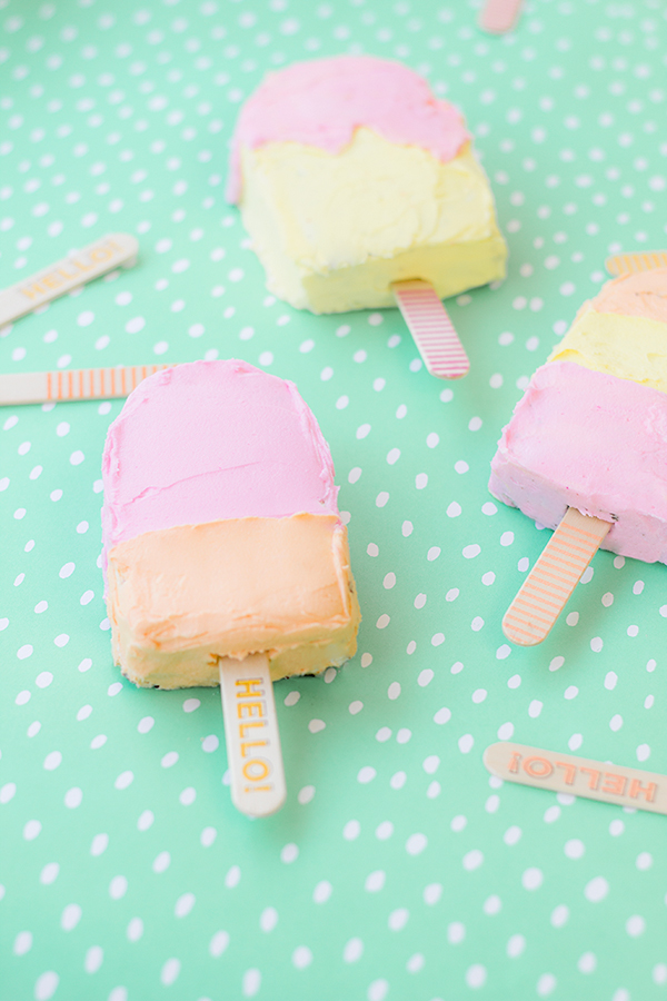 Summer Popsicle Cakes