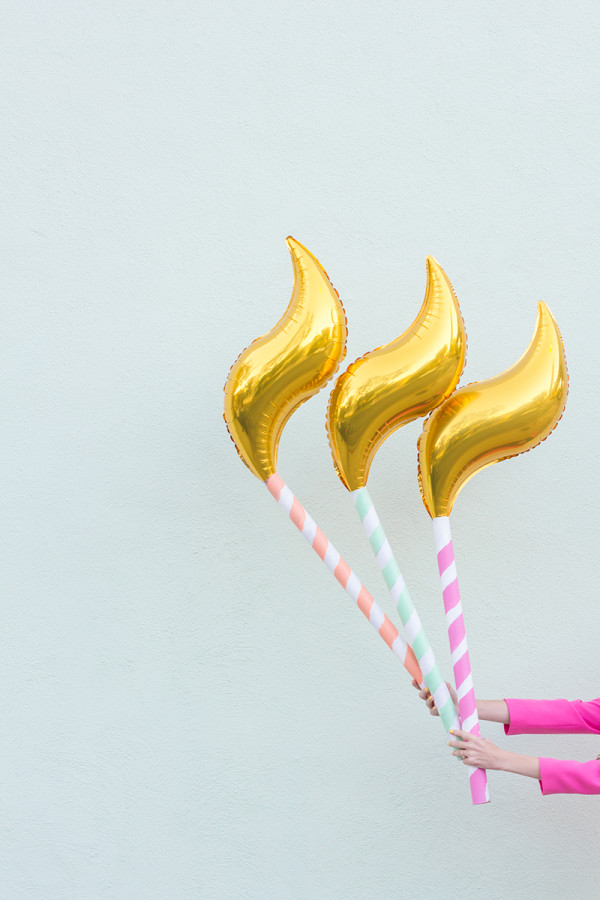 DIY Birthday Candle Balloons