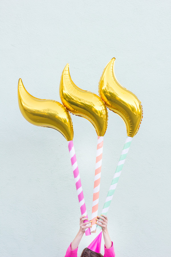 DIY Birthday Candle Balloons