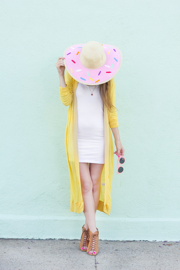 DIY Donut Floppy Hat