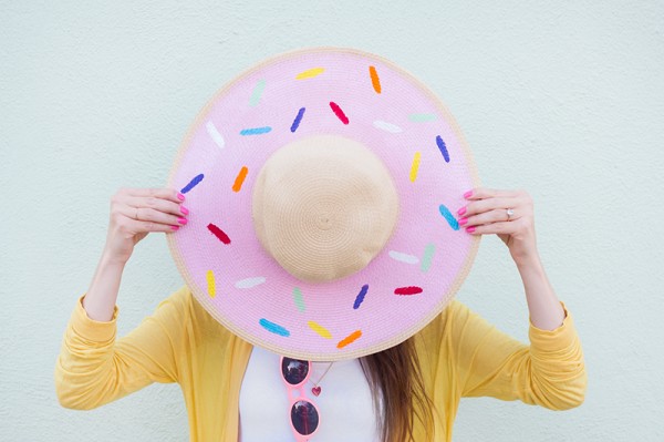 DIY Donut Floppy Hat