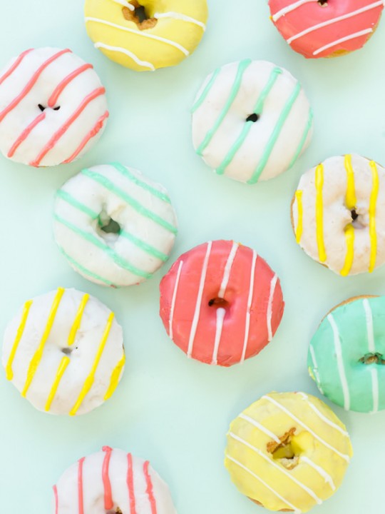 Striped Donuts