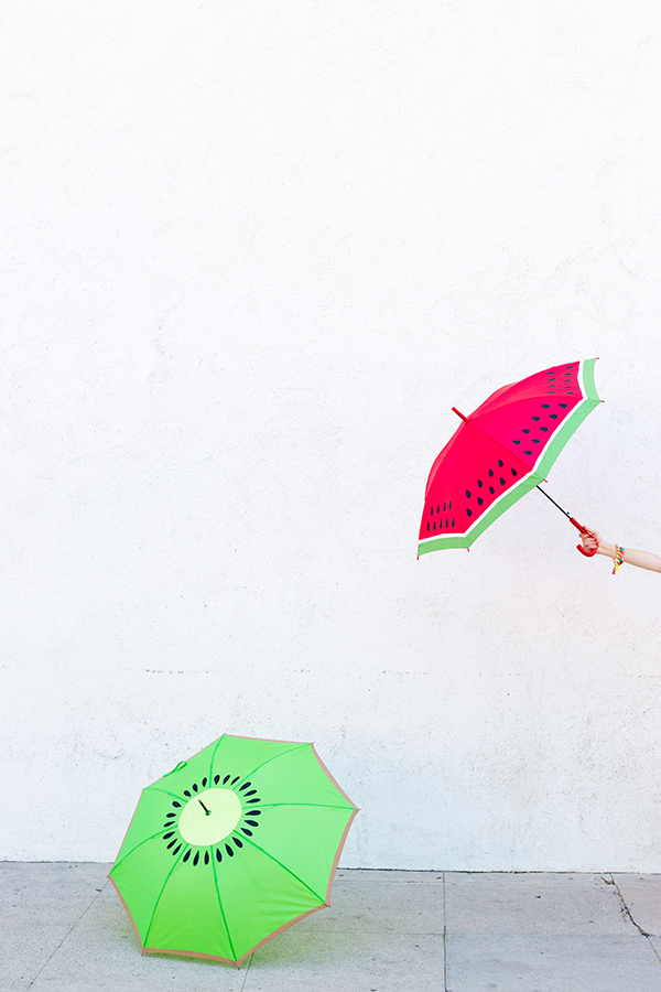 DIY Fruit Slice Umbrellas