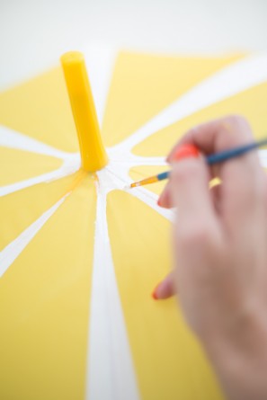 DIY Fruit Slice Umbrellas