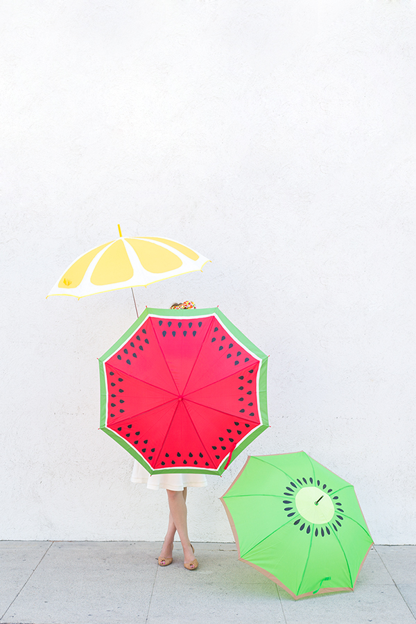 DIY Fruit Slice Umbrellas