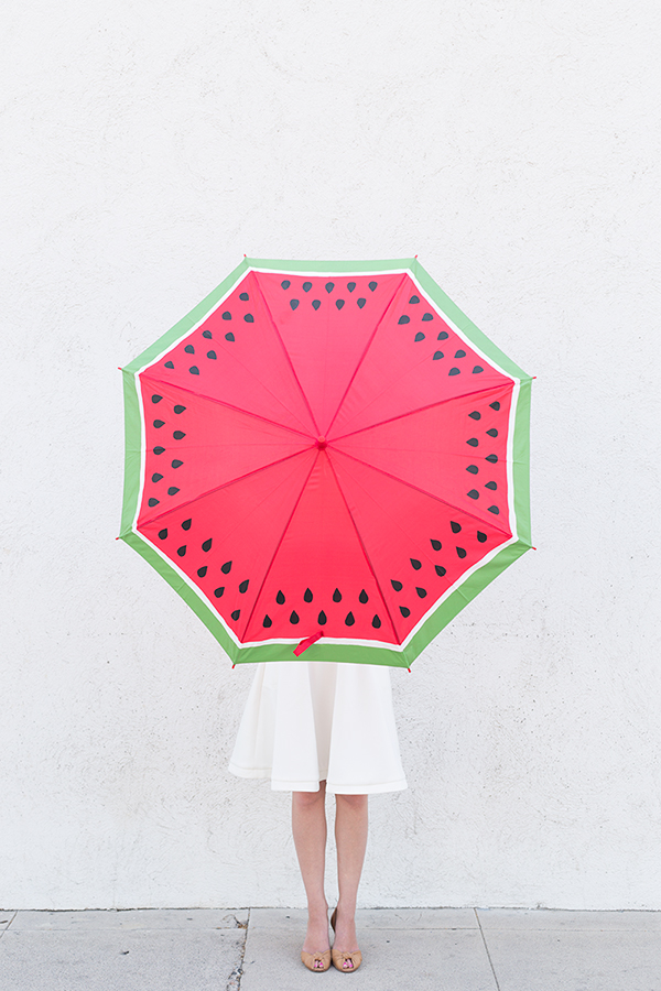 DIY Watermelon Umbrella