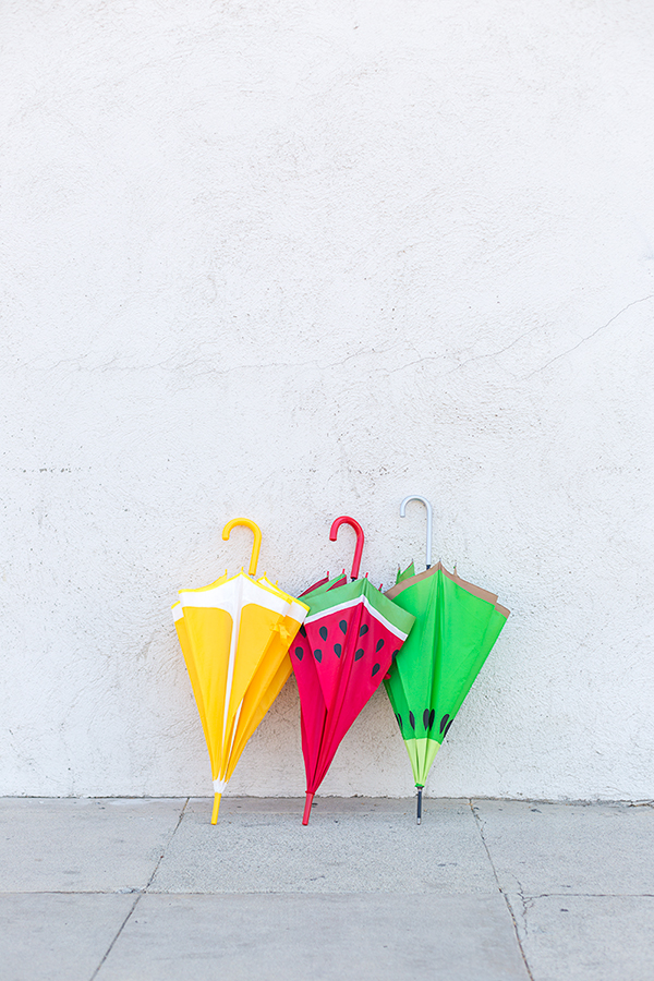 DIY Fruit Slice Umbrellas