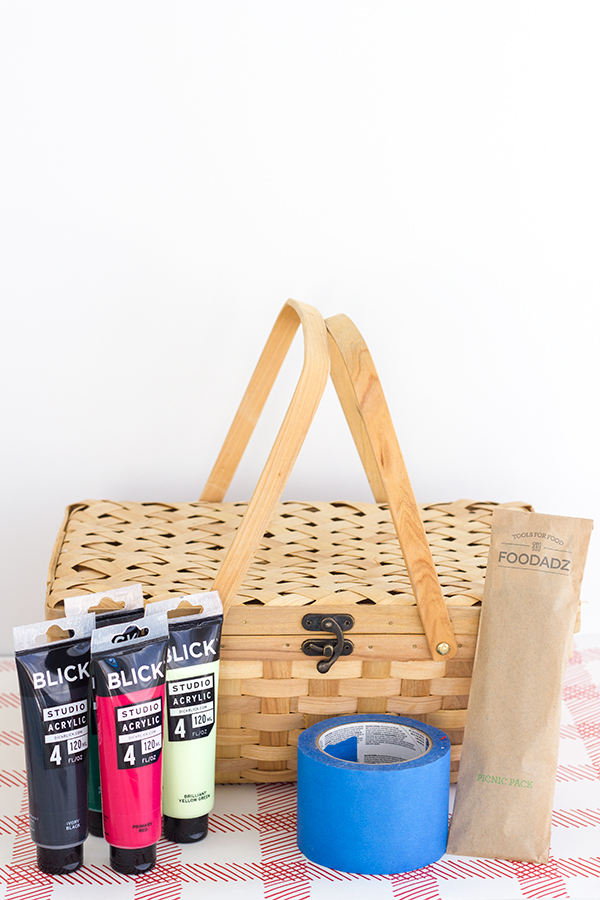 DIY Watermelon Picnic Basket