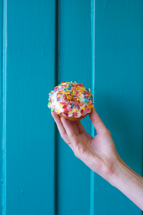 Fruity Pebbles Donut