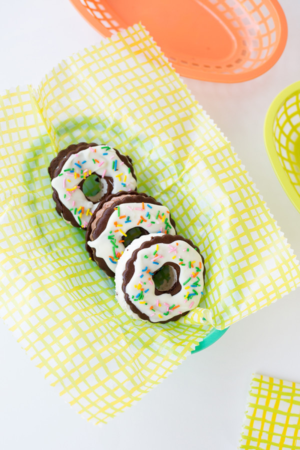 Ice Cream Sandwich Donuts