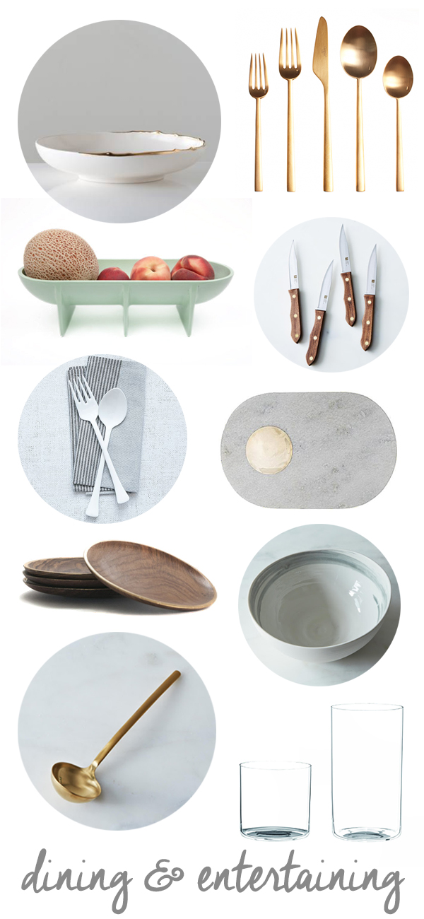 Non-Traditional Dining and Entertaining Pieces for a Wedding Registry