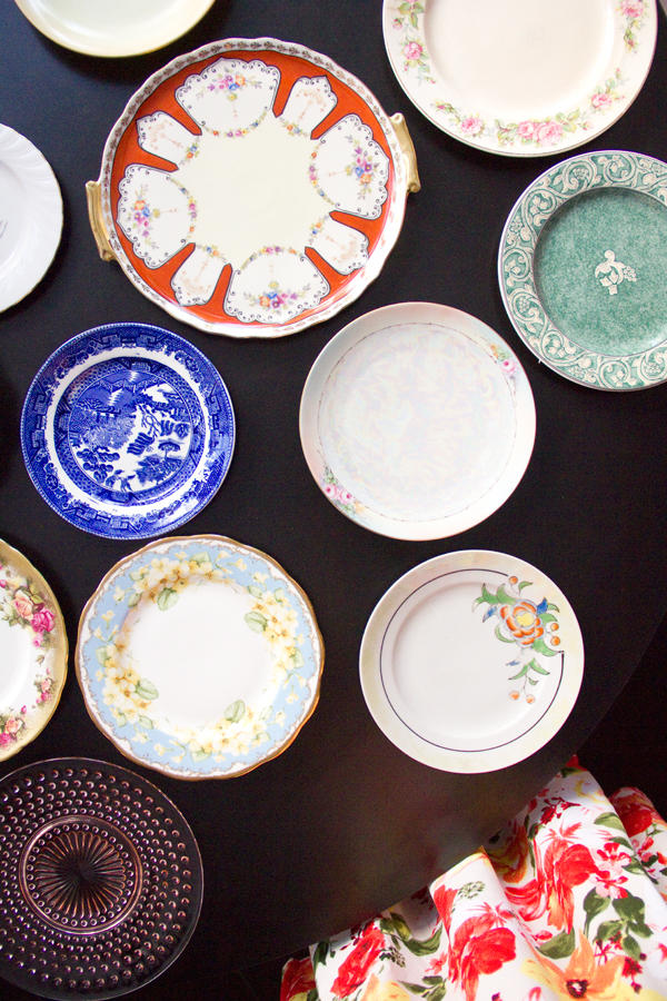 Bridal Shower Idea: Have Each Guest Bring a Vintage Dessert Plate to Start a Collection