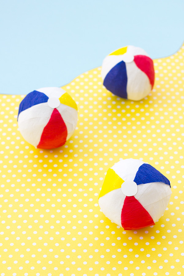 DIY Beach Ball Surprise Balls