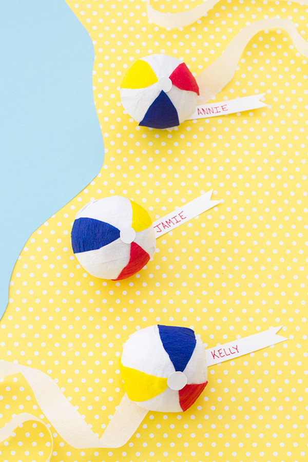 DIY Beach Ball Surprise Balls