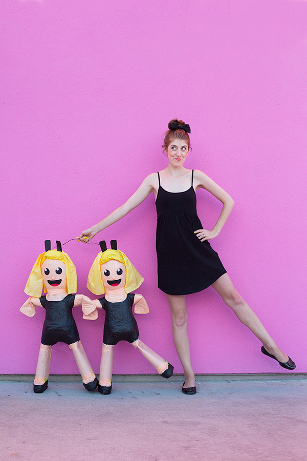 DIY Dancing Girls Emoji Piñata