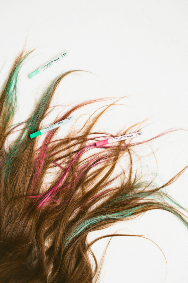 How-to: Hair Chalk for Brunettes