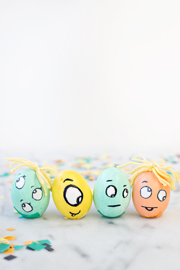 DIY Monster Confetti Eggs
