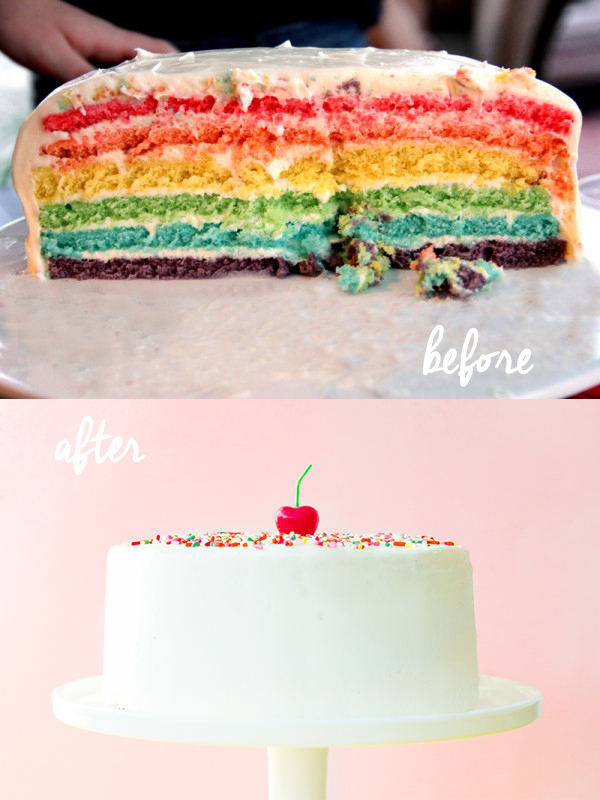 Before and After Cake Class