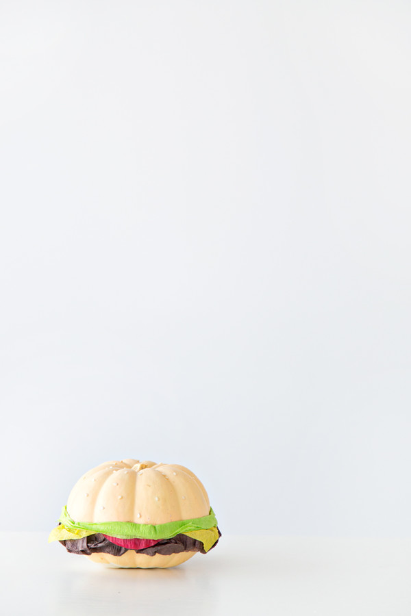 The top of a pumpkin 