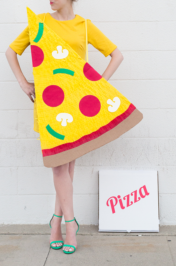 Pizza costume and pizza box