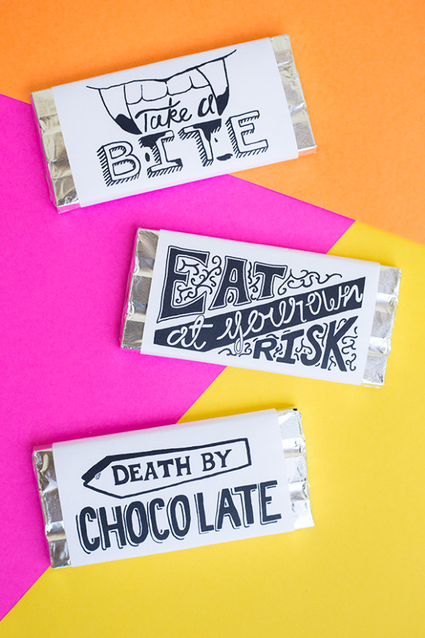 Halloween Chocolate Bar Free Printables