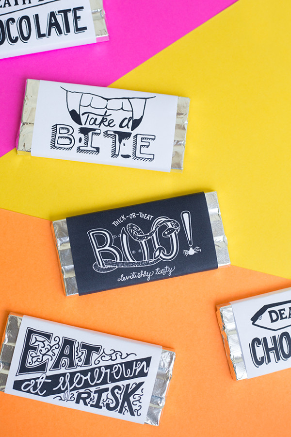 Halloween Chocolate Bar Free Printables