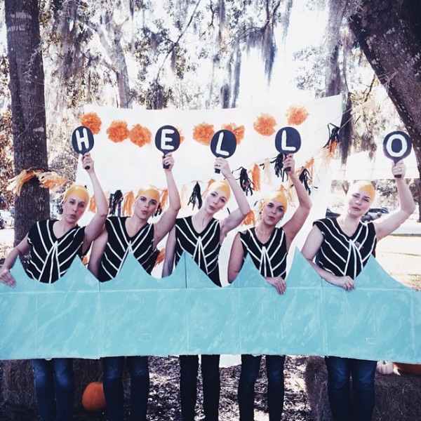 DIY Rifle Paper Co Synchronized Swimming Costume