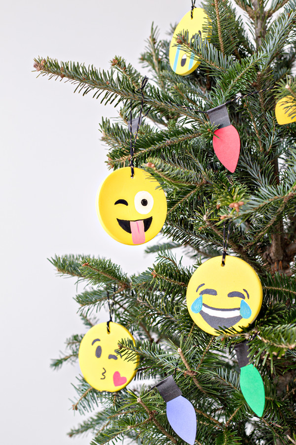 Emoji ornaments 