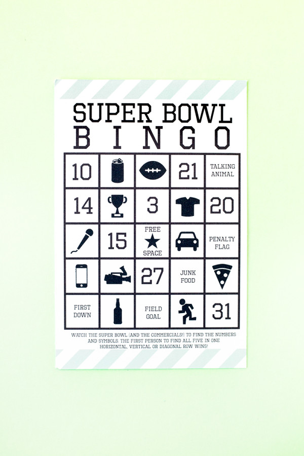 Super bowl bingo 2020 pdf