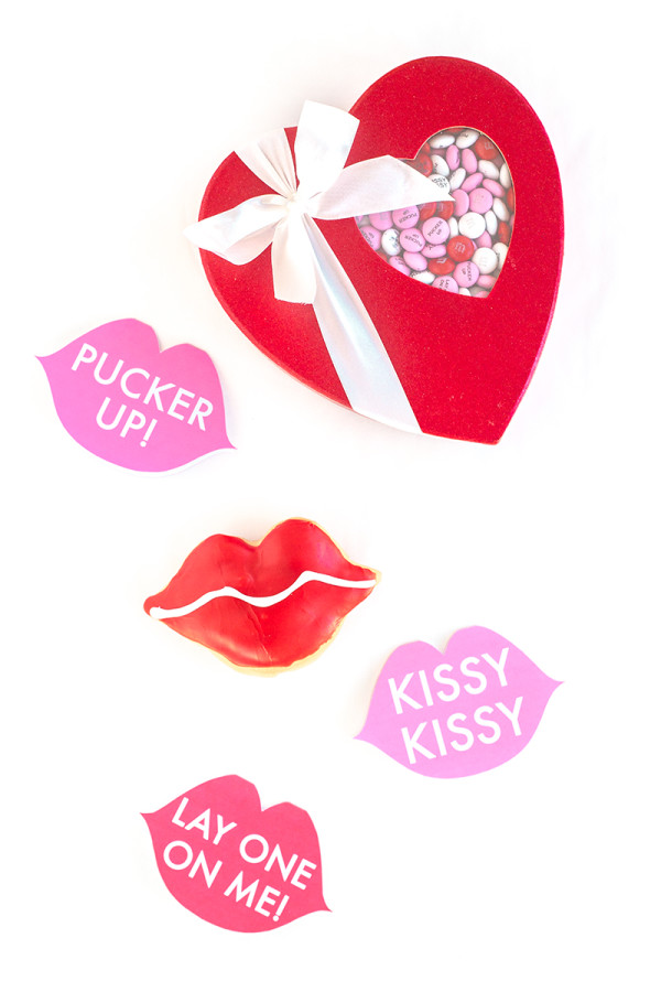 Kissy Kissy Free Printable Valentines
