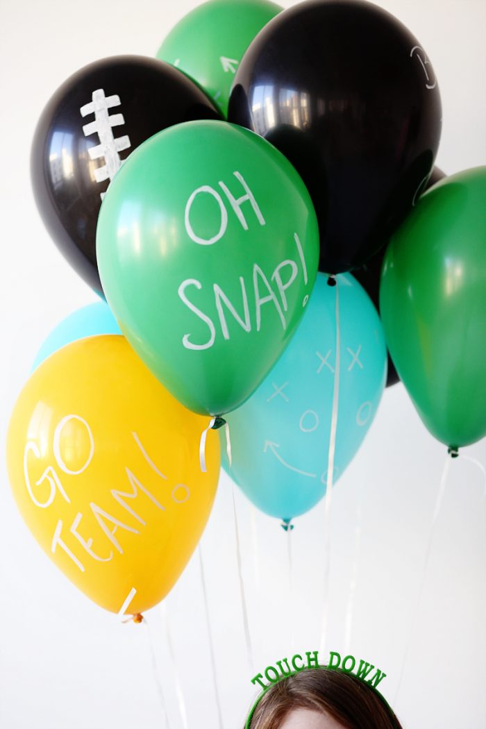 Balloons with words on them