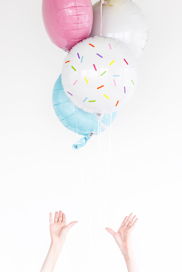 DIY Sprinkle Balloon Stickers