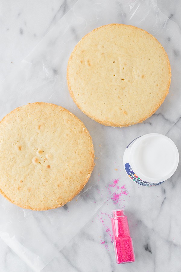 Cake and frosting container 