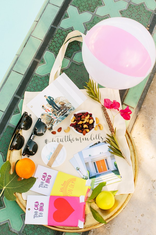 Palm Springs Wedding Welcome Bags