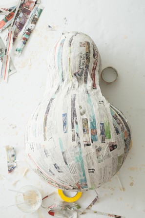 A paper mache shape