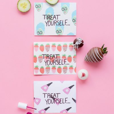 "Treat Yourself" Mother's Day Printables + Sweets