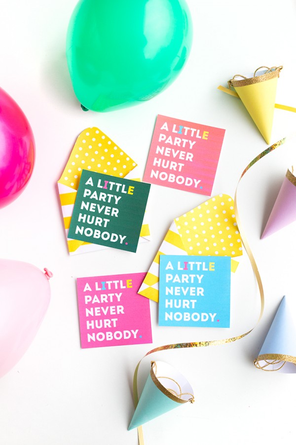 A Little Party Never Hurt Nobody Printables