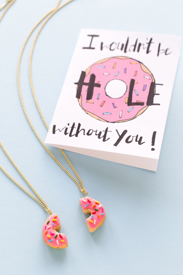 DIY Donut Friendship Necklaces