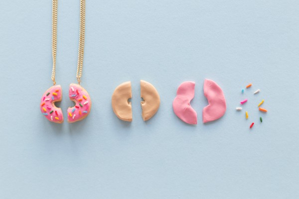 DIY Donut Friendship Necklaces